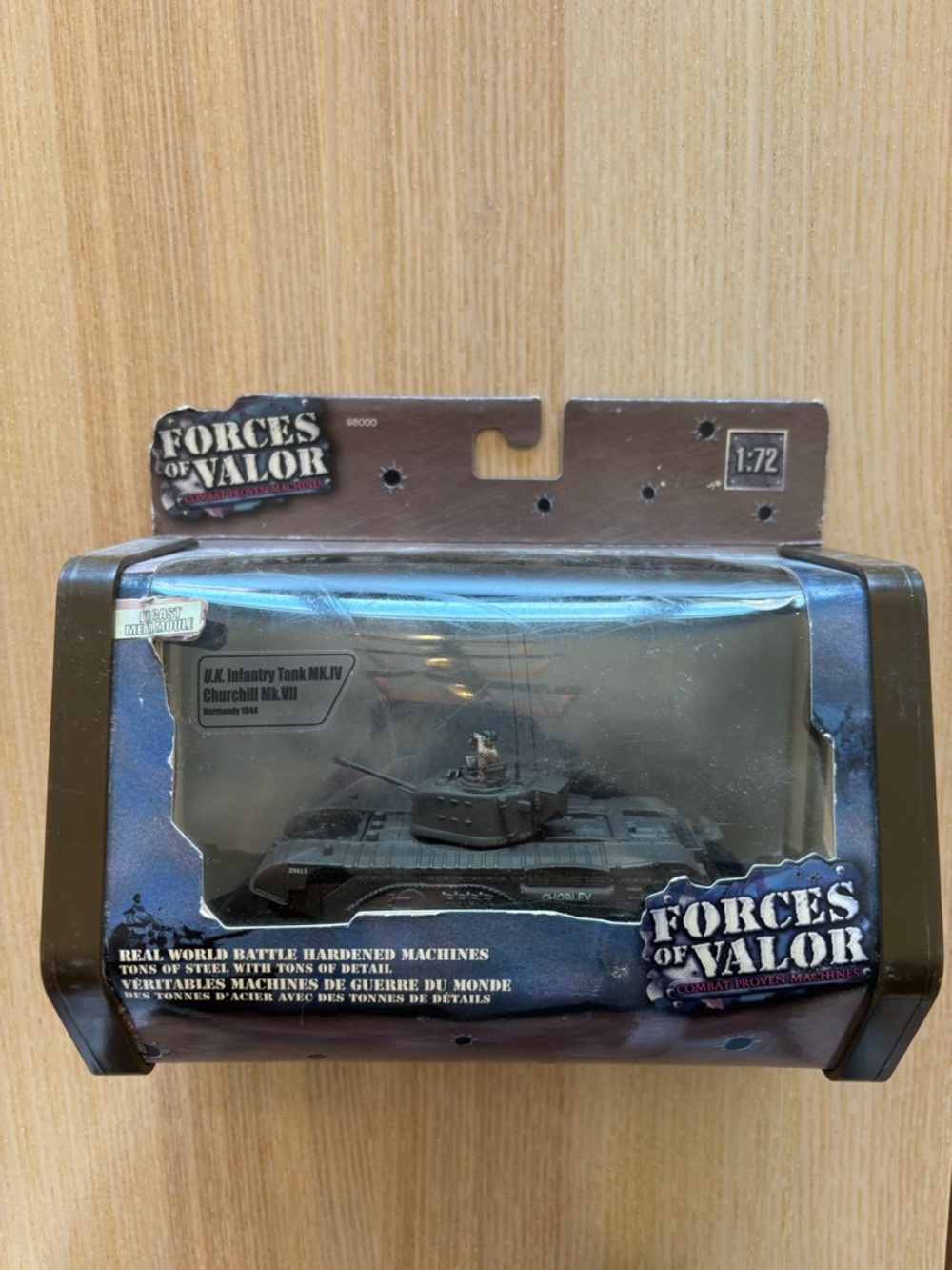 New in box Forces of Valor, UK Infantry Tank MK IV Churchill MK VII (P)